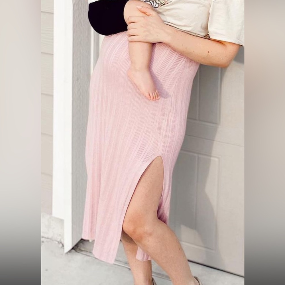 Abercrombie sweater knit midi skirt